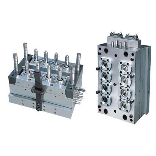 What are injection moulds made from?