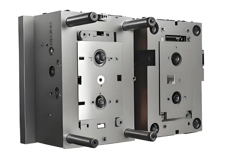 Metal injection mold for industrial manufacturing processes