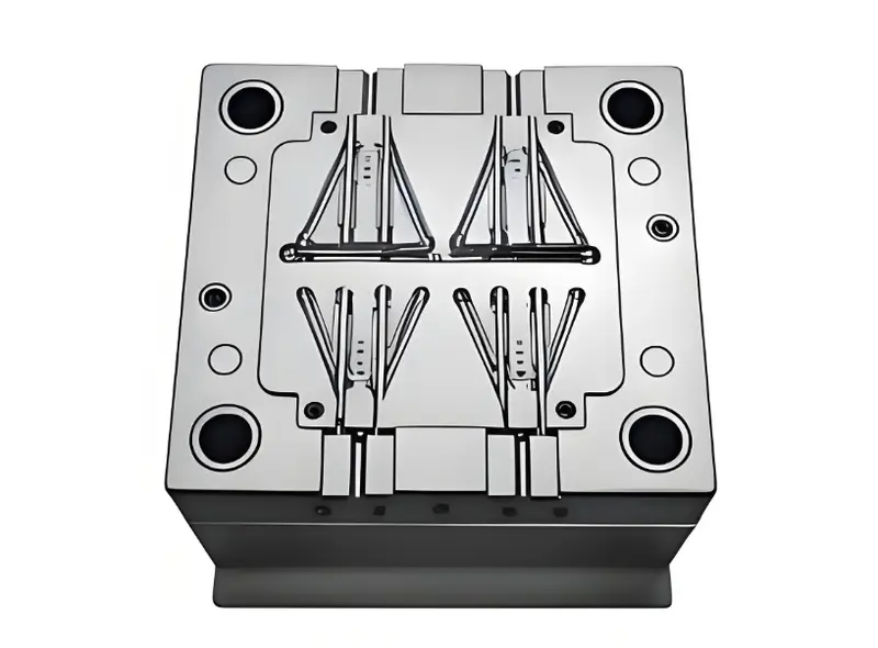 metal injection mold Detailed view of a metal injection mold.