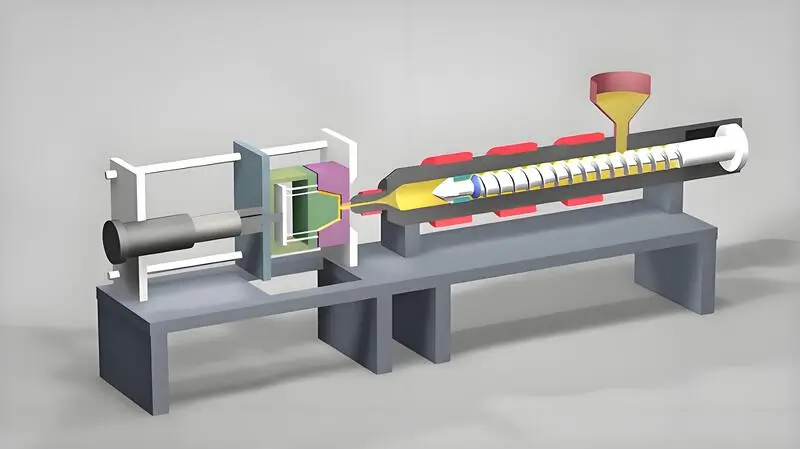 illustration Precision Injection Molding processes