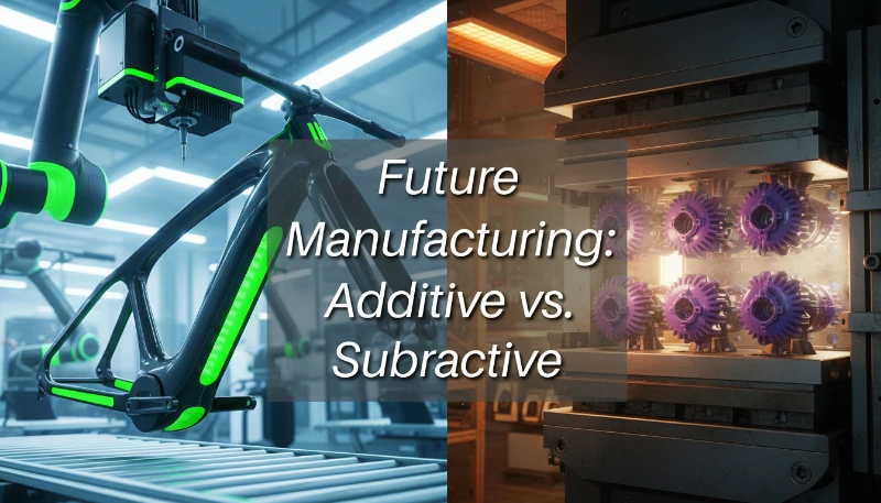 Additive manufacturing (3D printing) builds geometry