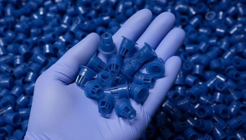 Injection molded parts with threads