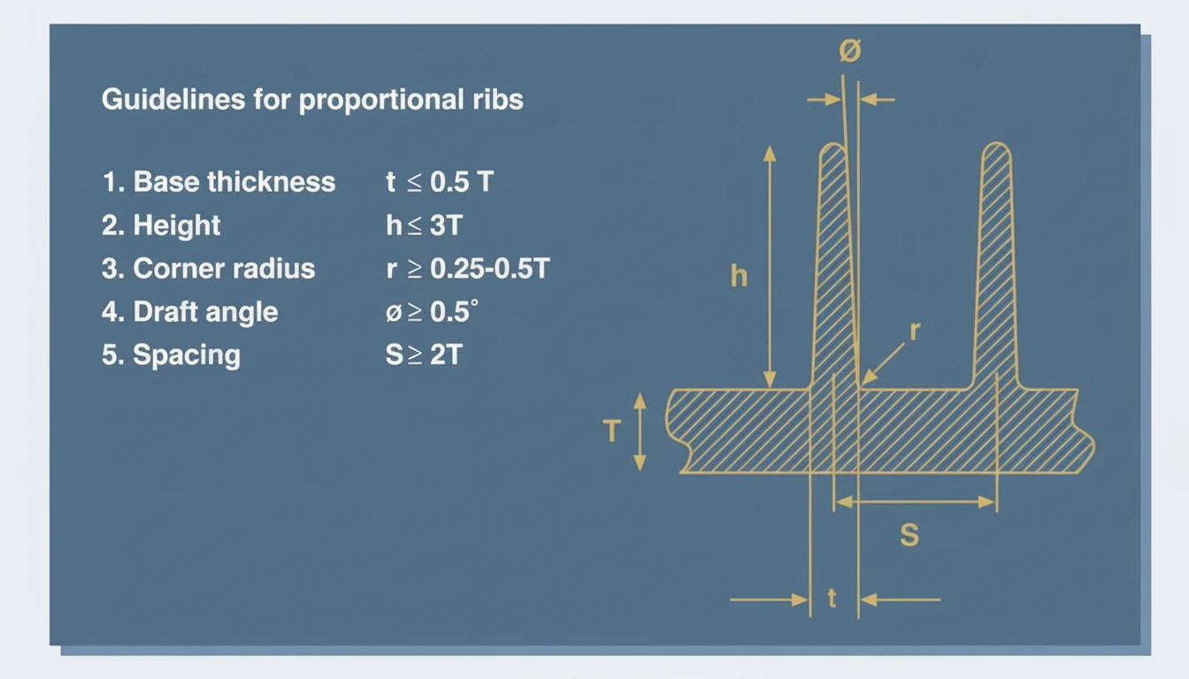 Plastic Rib Design