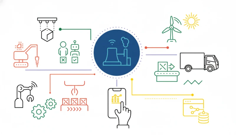 Smart factory IoT monitoring system for injection molding process control