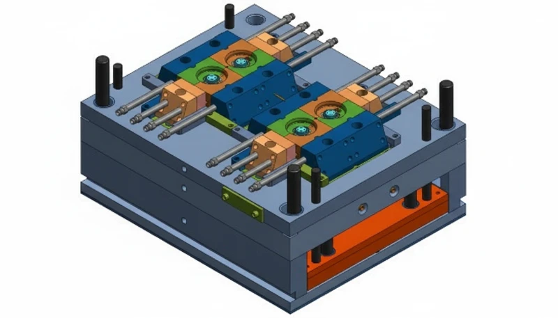 3D design of plastic injection mold