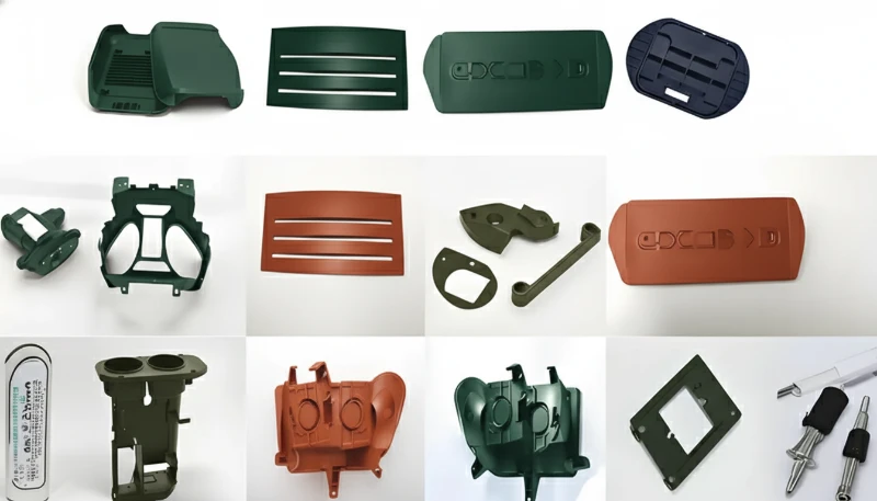 Diverse injection molded parts for multiple industries