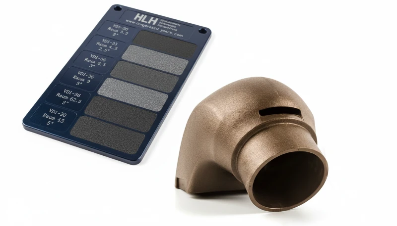 Surface finish comparison guide for plastic parts