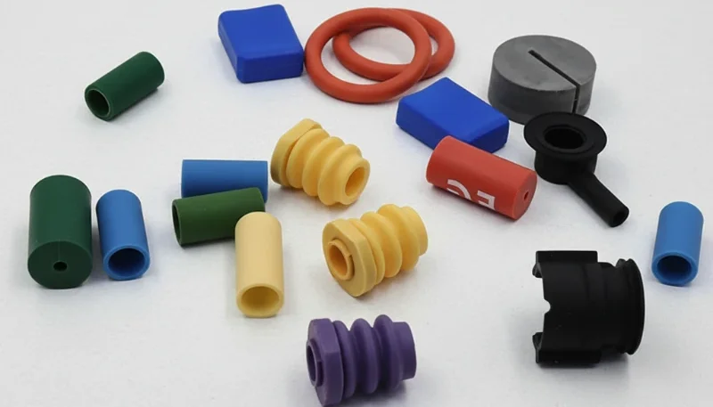 Colorful injection molded plastic parts for consumer applications