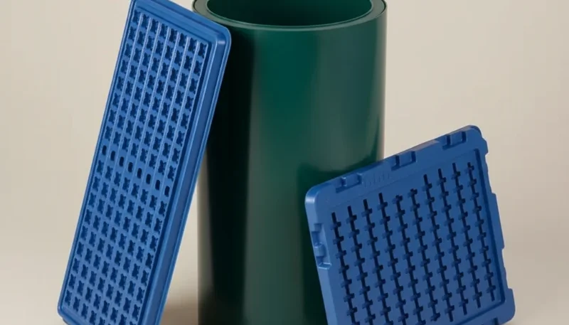 Injection molded plastic components