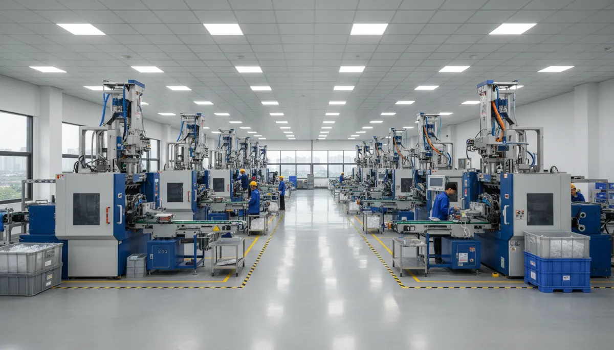 Injection molding factory