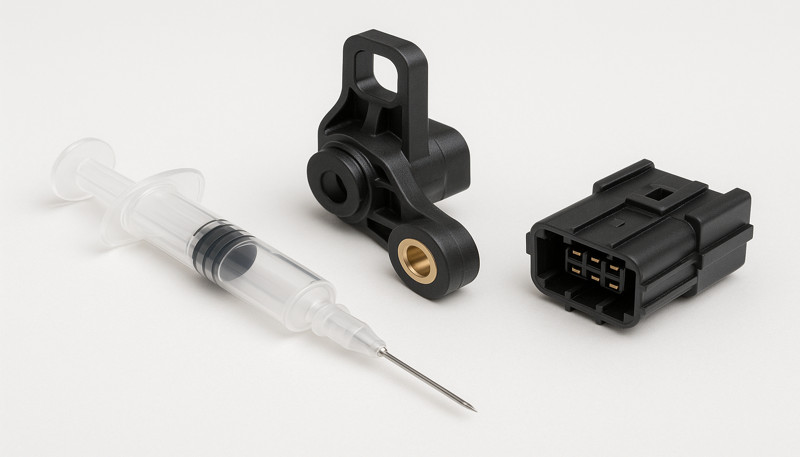Insert molding applications across automotive, medical, and electronics industries