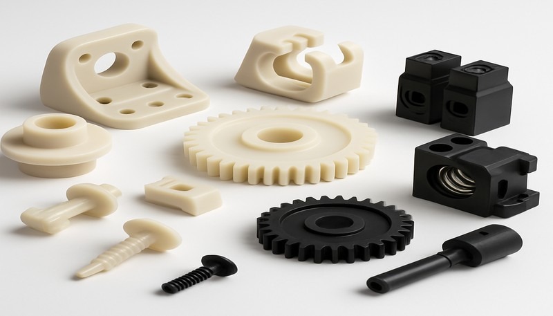 PA6 nylon injection molded parts