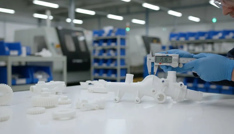Quality inspection of injection molded parts
