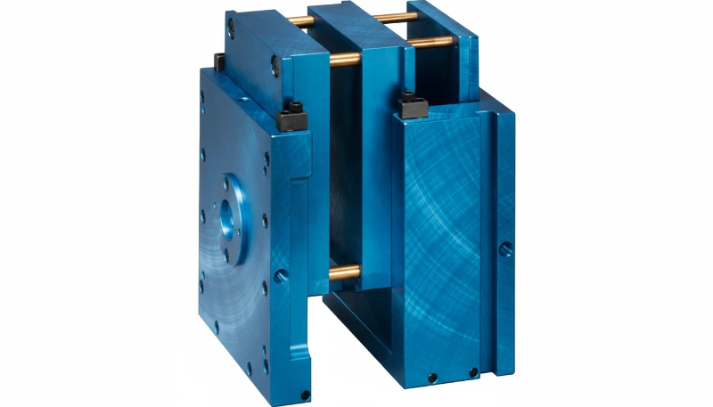 Blue Metal Injection Mold